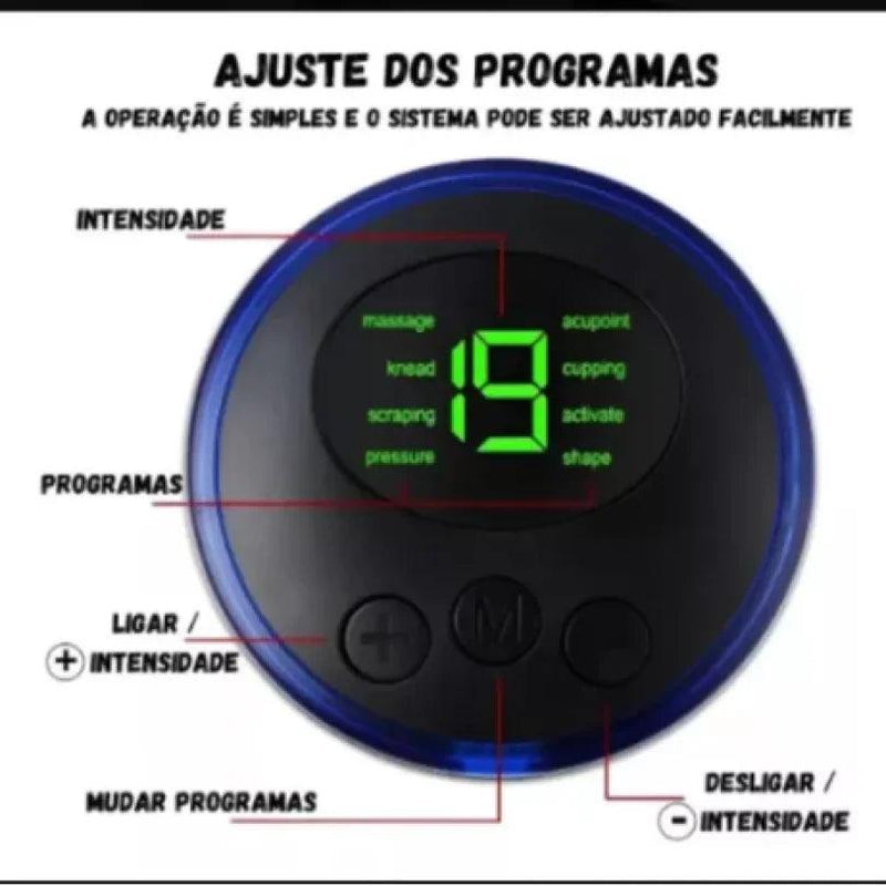 Massageador Elétrico EMS - Tapete para Pés, Pernas e Pulsos - Cybertech™